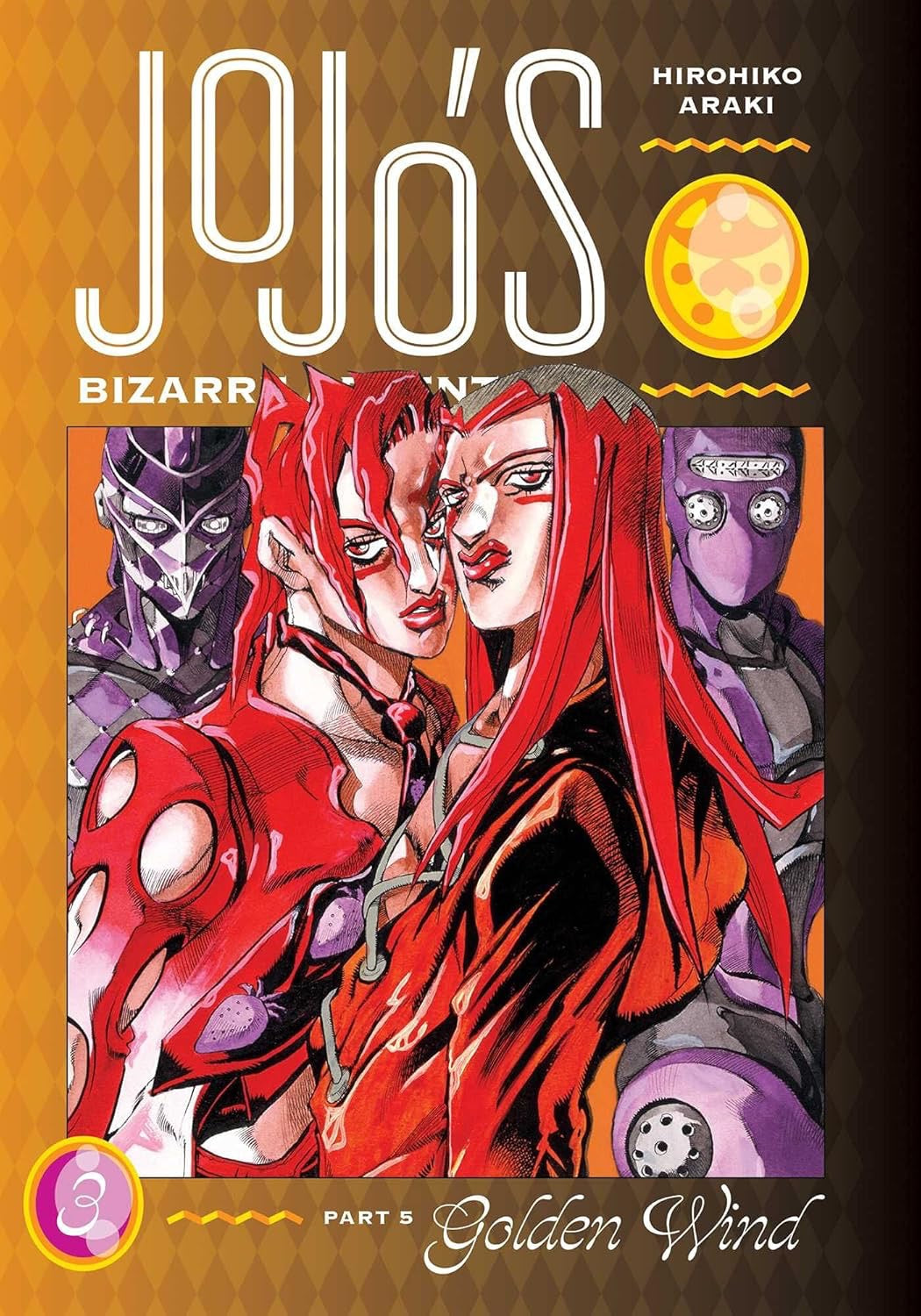 Cover of JoJo's Bizarre Adventure: Part 5--Golden Wind, Vol. 3