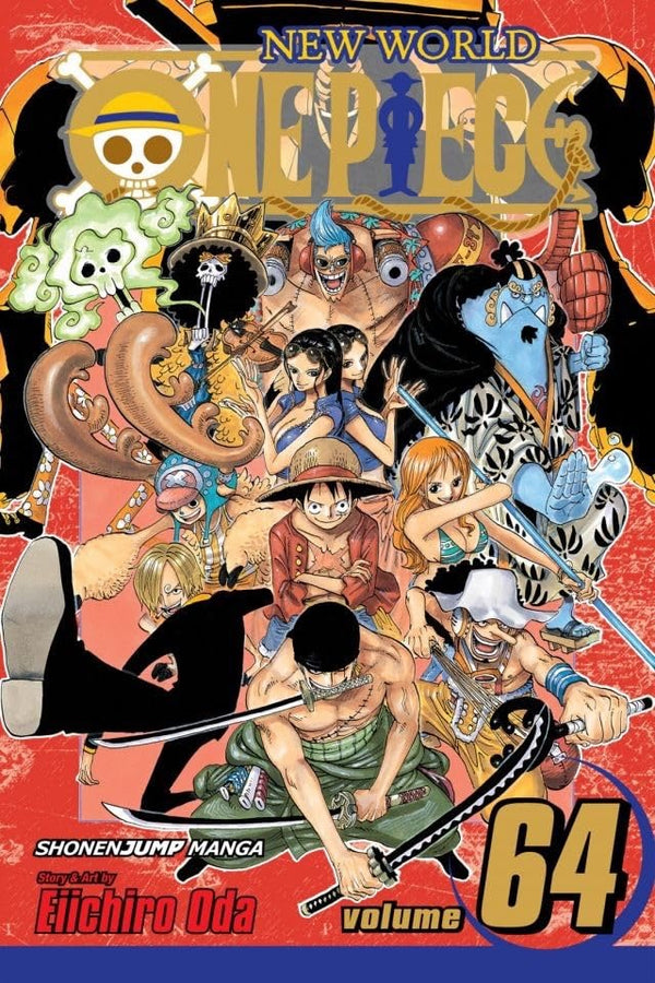 Cover of One Piece, Vol. 64: 100,000 vs. 10