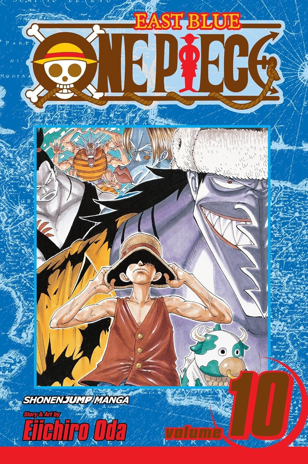 Cover of One Piece, Vol. 10: OK, Let's Stand Up!