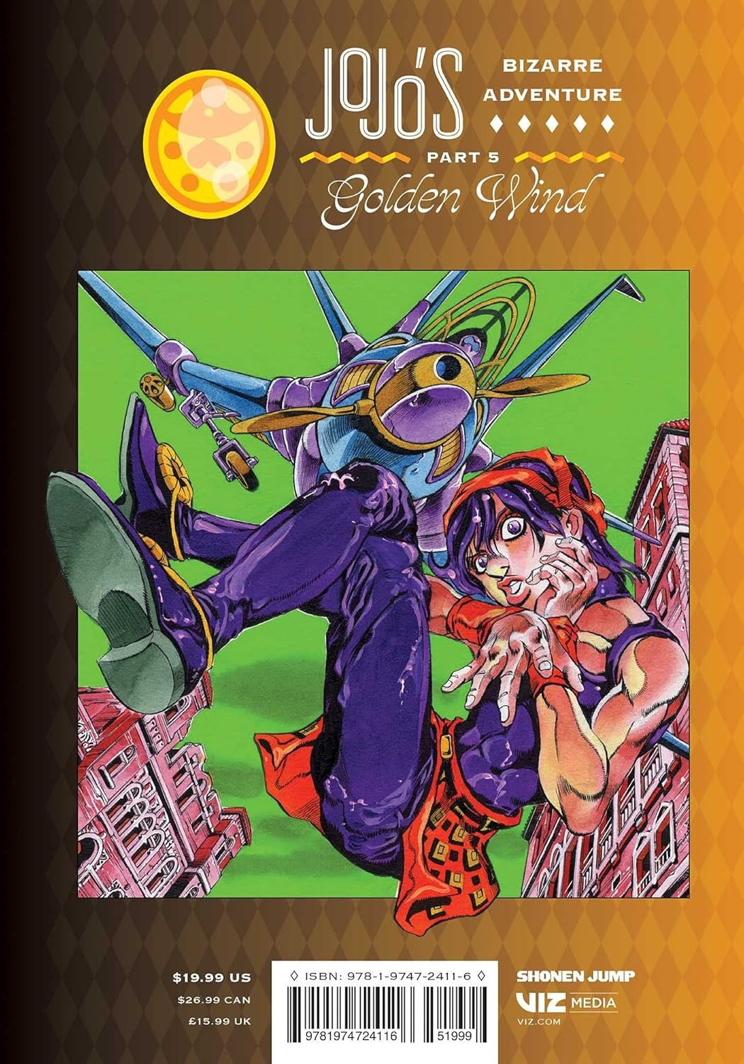 Cover of JoJo's Bizarre Adventure: Part 5--Golden Wind, Vol. 3