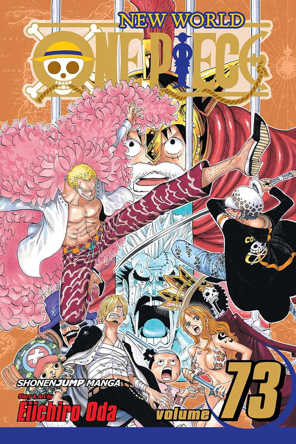 Cover of One Piece, Vol. 73: Operation Dressrosa S.O.P.
