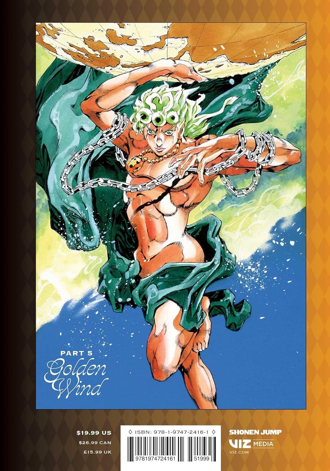 Cover of JoJo's Bizarre Adventure: Part 5--Golden Wind, Vol. 8