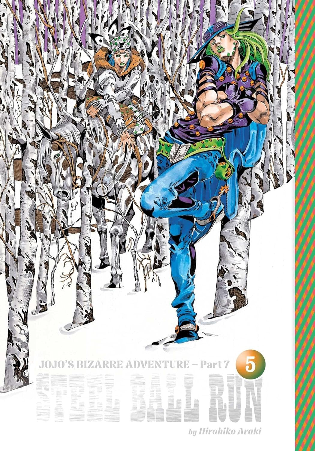 Cover of JoJo's Bizarre Adventure: Part 7--Steel Ball Run, Vol. 5