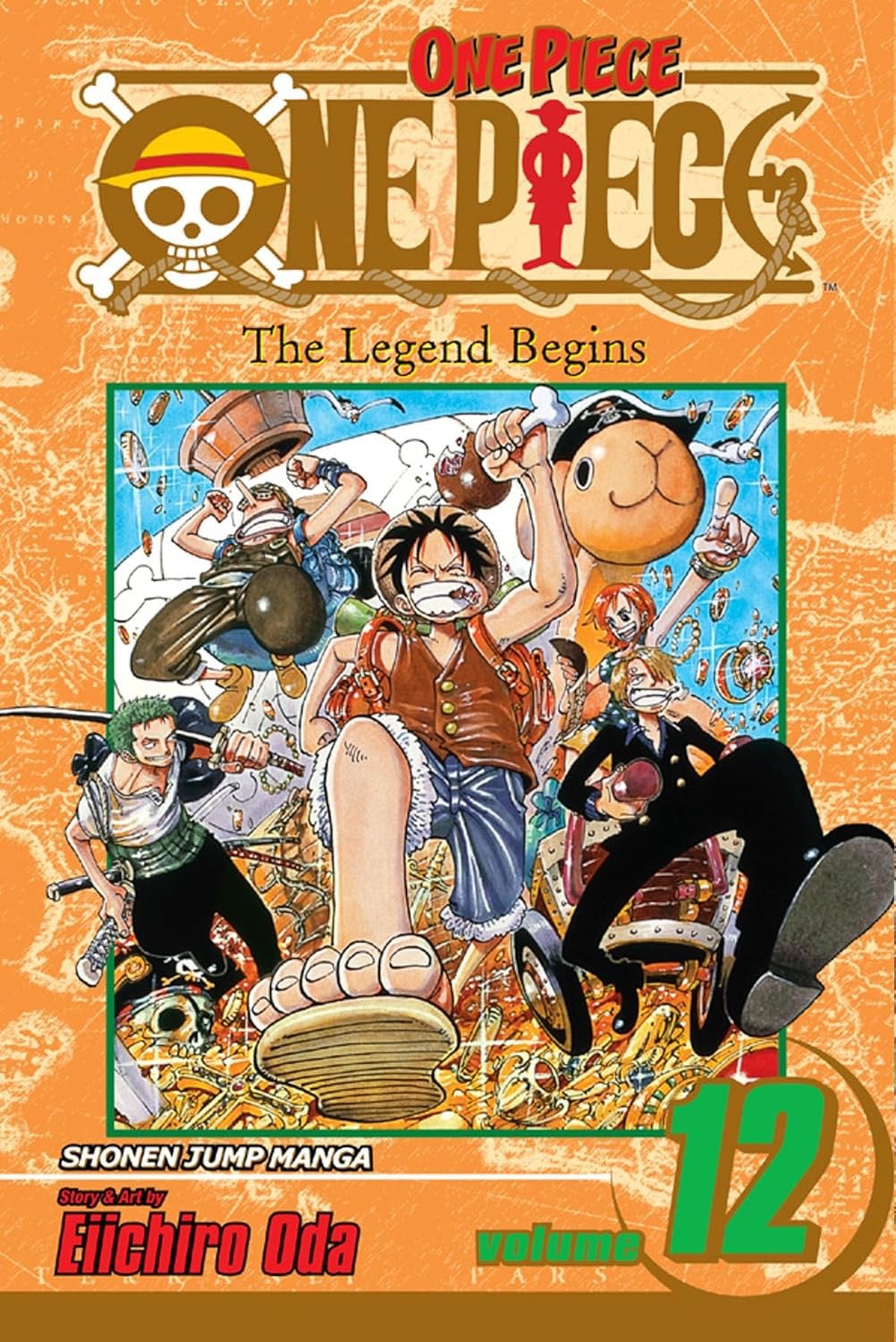 Cover of One Piece, Vol. 12: The Legend Begins