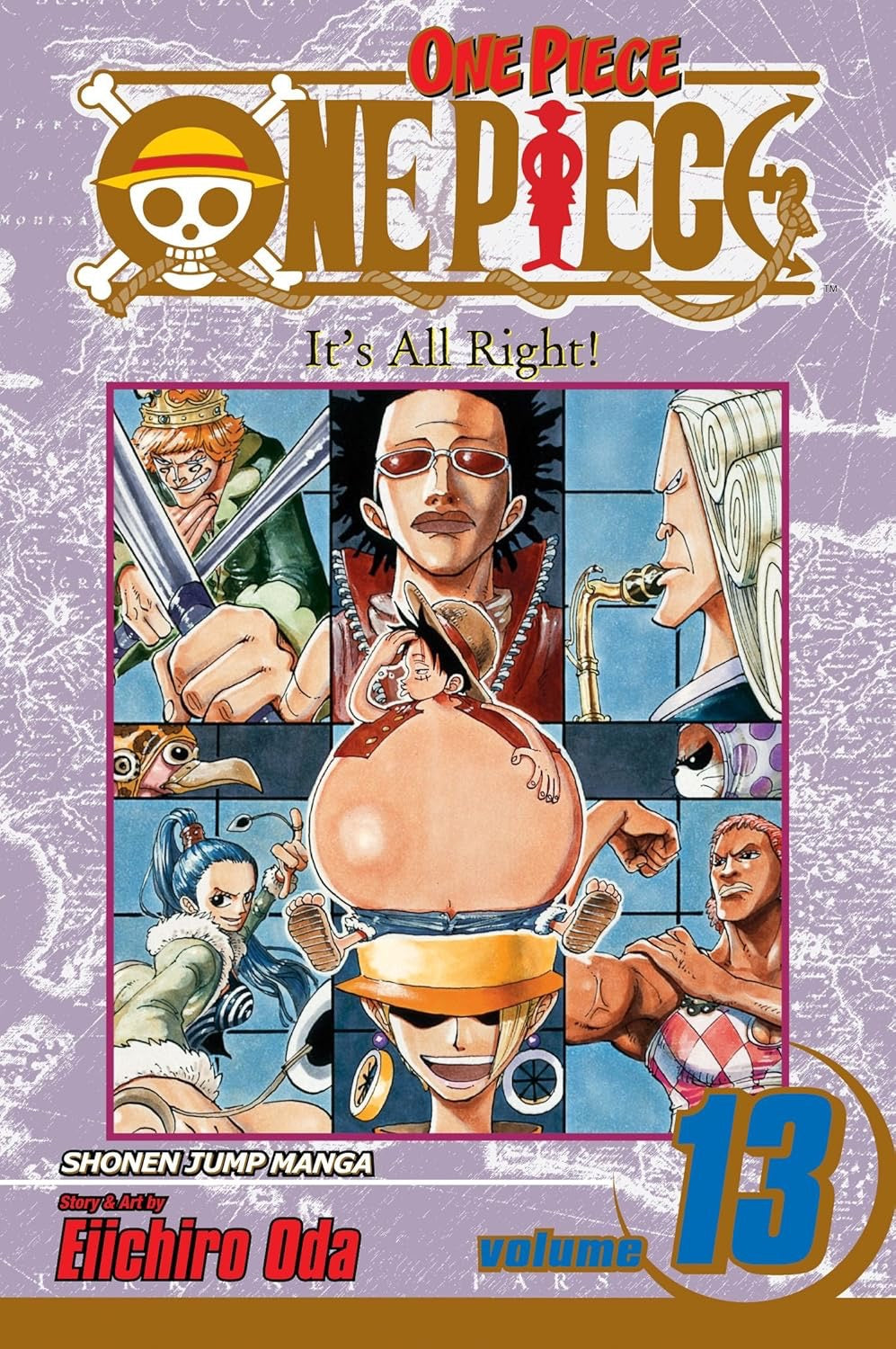 Cover of One Piece, Vol. 13: It's All Right!