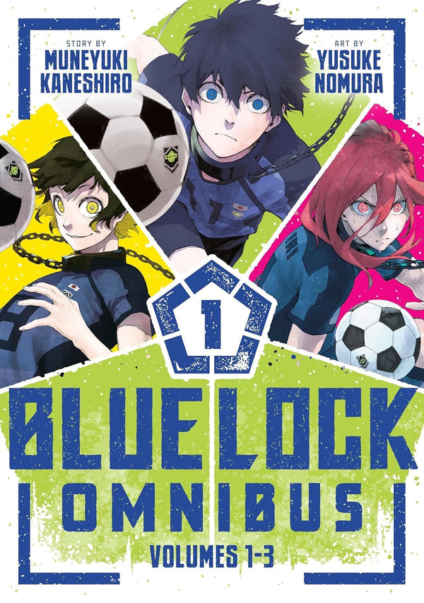 Cover of Blue Lock Omnibus 1 (Vol. 1-3), Vol. 1