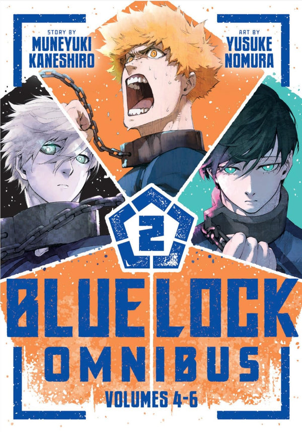 Cover of Blue Lock Omnibus 2 (Vol. 4-6), Vol. 2