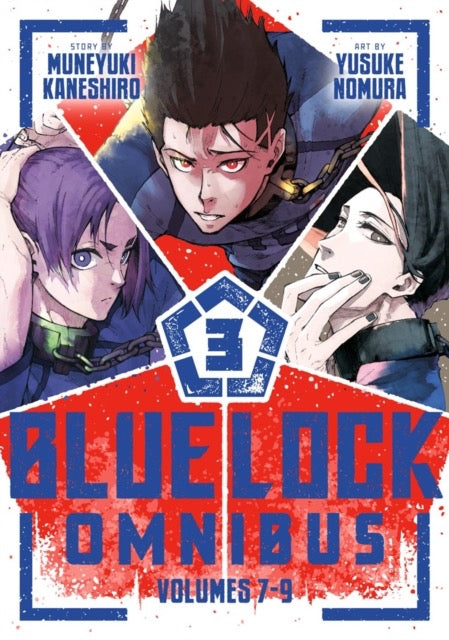 Cover of Blue Lock Omnibus 3 (Vol. 7-9), Vol. 3