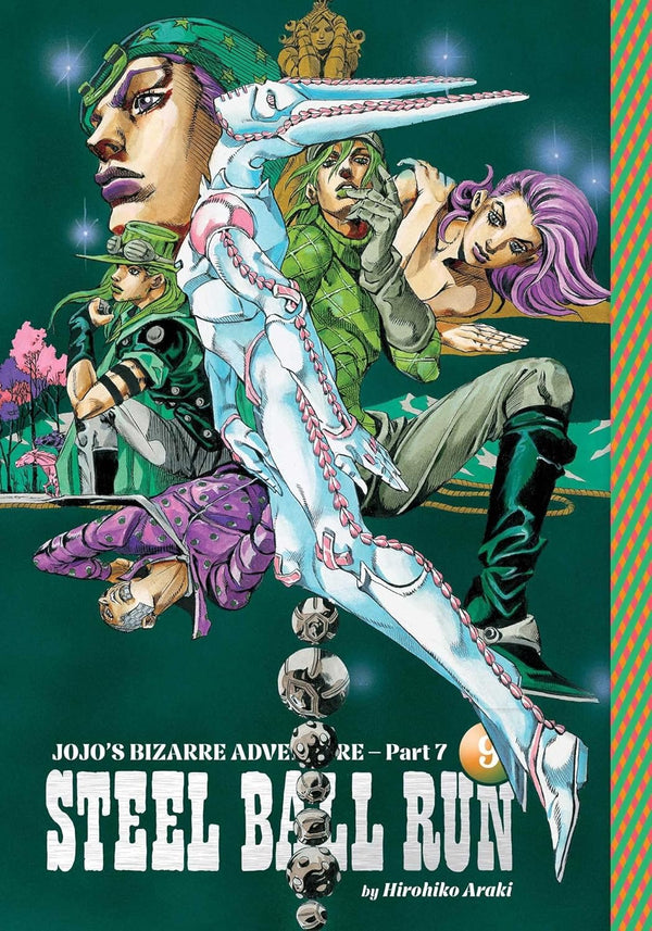 Cover of JoJo's Bizarre Adventure: Part 7--Steel Ball Run, Vol. 9