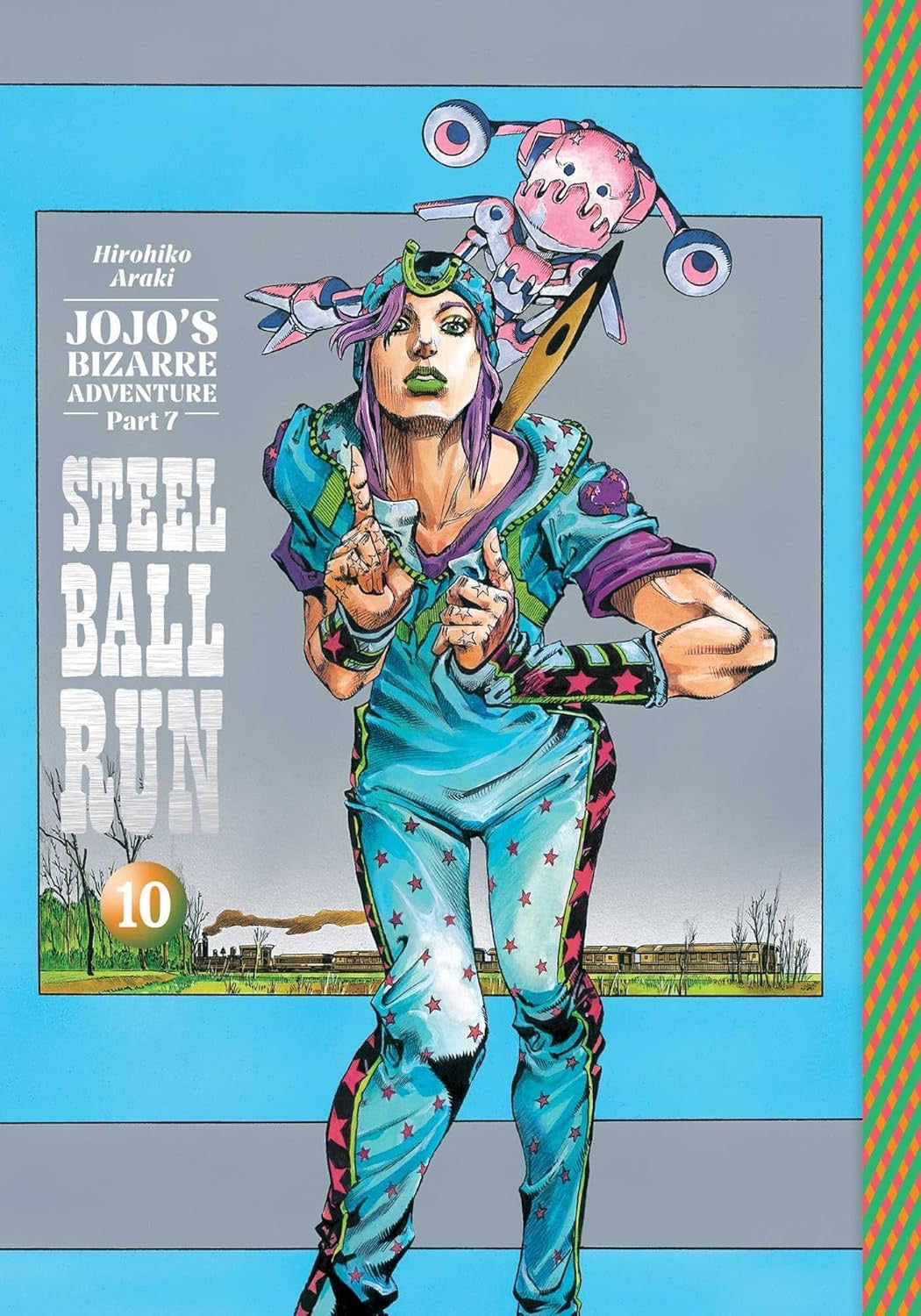 Cover of JoJo's Bizarre Adventure: Part 7--Steel Ball Run, Vol. 10