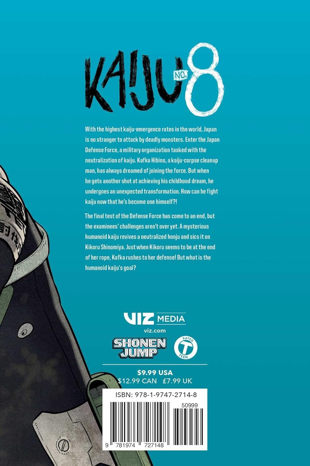Cover of Kaiju No. 8, Vol. 2