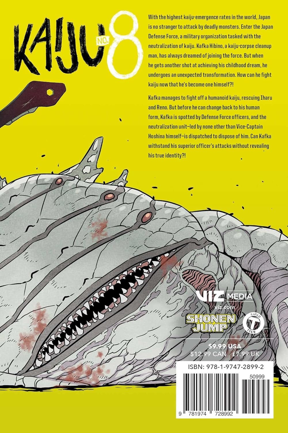 Cover of Kaiju No. 8, Vol. 3