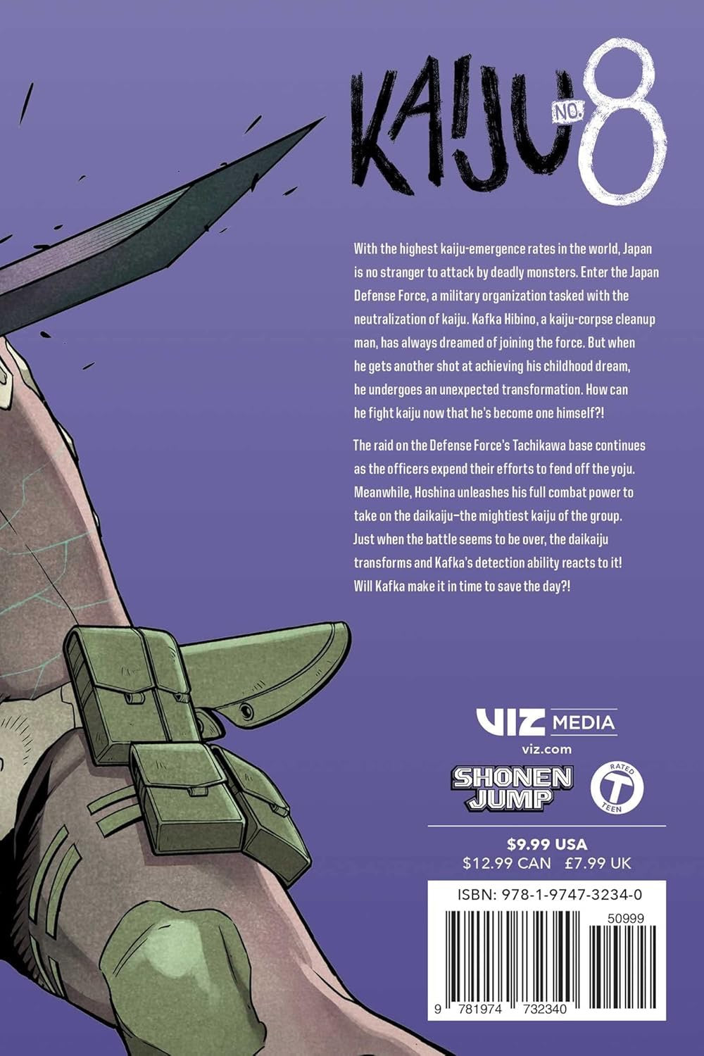 Cover of Kaiju No. 8, Vol. 4