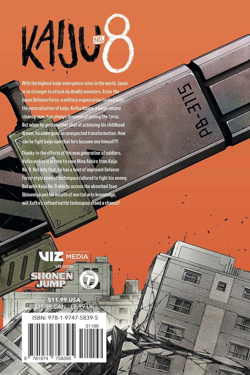 Cover of Kaiju No. 8, Vol. 14