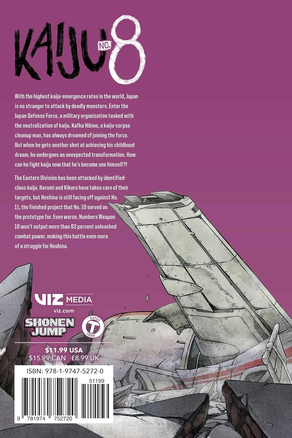 Cover of Kaiju No. 8, Vol. 12