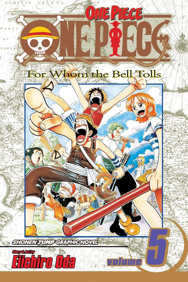 Cover of One Piece, Vol. 5: For Whom the Bell Tolls